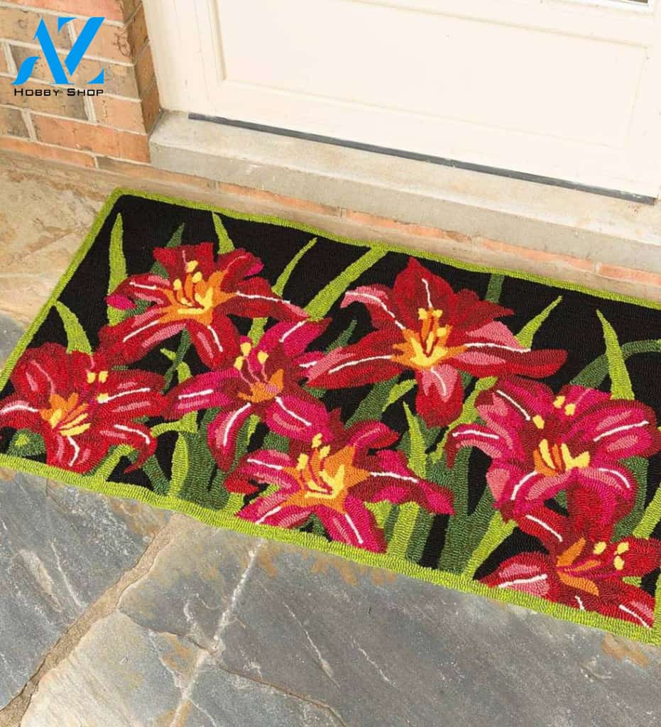 Tiger Lilies CLM1610144D Doormat
