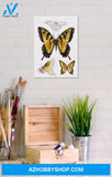 Tiger Swallowtail Butterfly 5X7 Canvas Wall Art