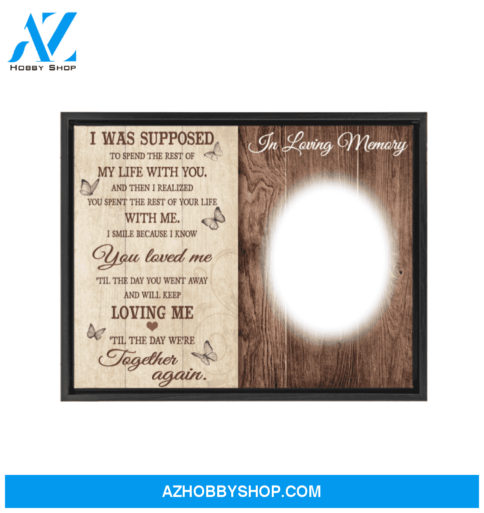 Til The Day We Meet Again Upload Photo Personalized Framed Wall Art