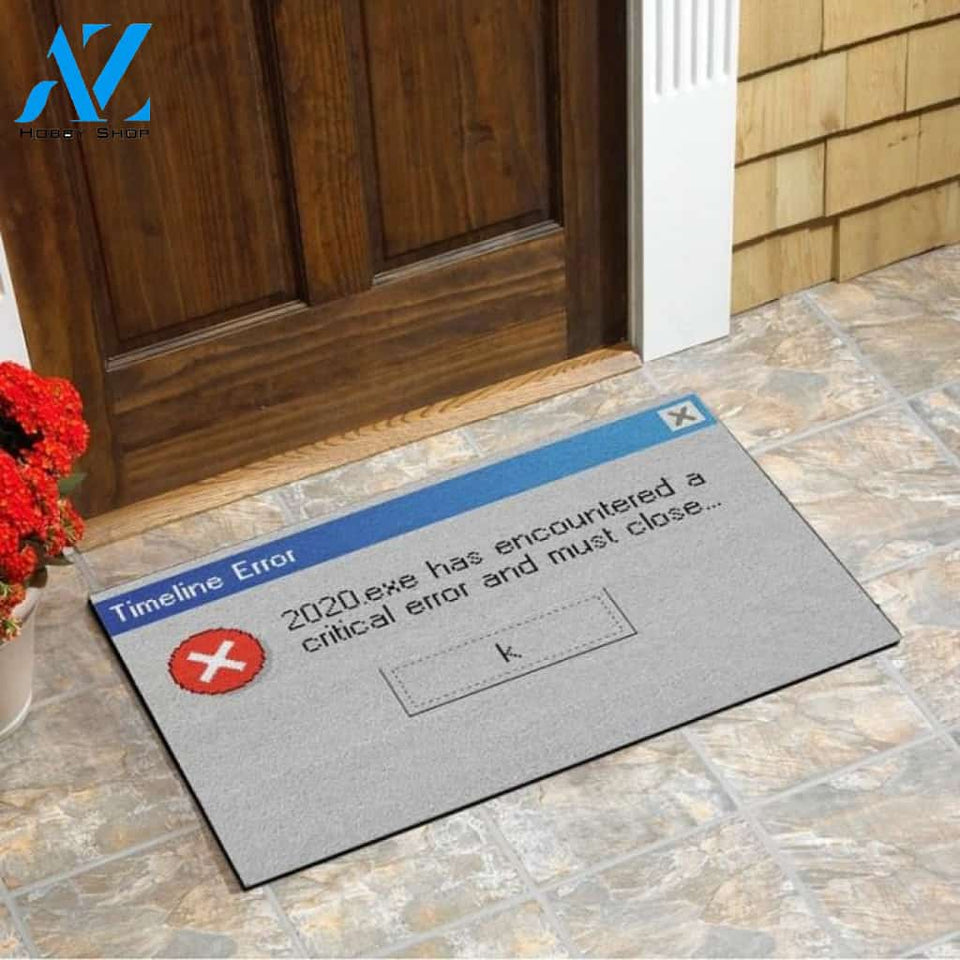 Timeline error Doormat | Welcome Mat | House Warming Gift