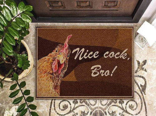 Chicken Nice Cock Doormat