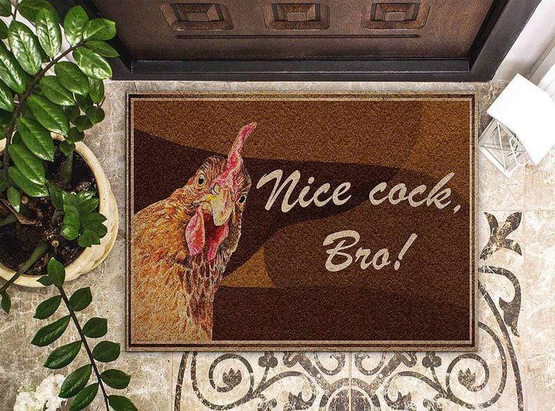 Chicken Nice Cock Doormat
