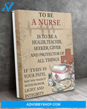 To Be A Nurse Canvas Print