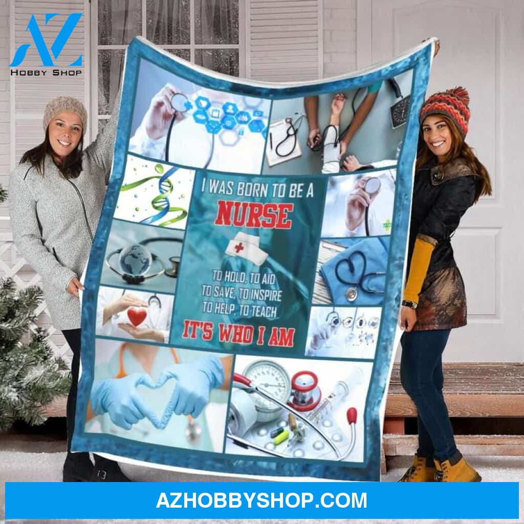 To Help To Teach It's Who I Am Fleece Blanket Home Decor Bedding Couch Sofa Soft And Comfy Cozy Gift For Nurse Birthday Gift Christmas Gift