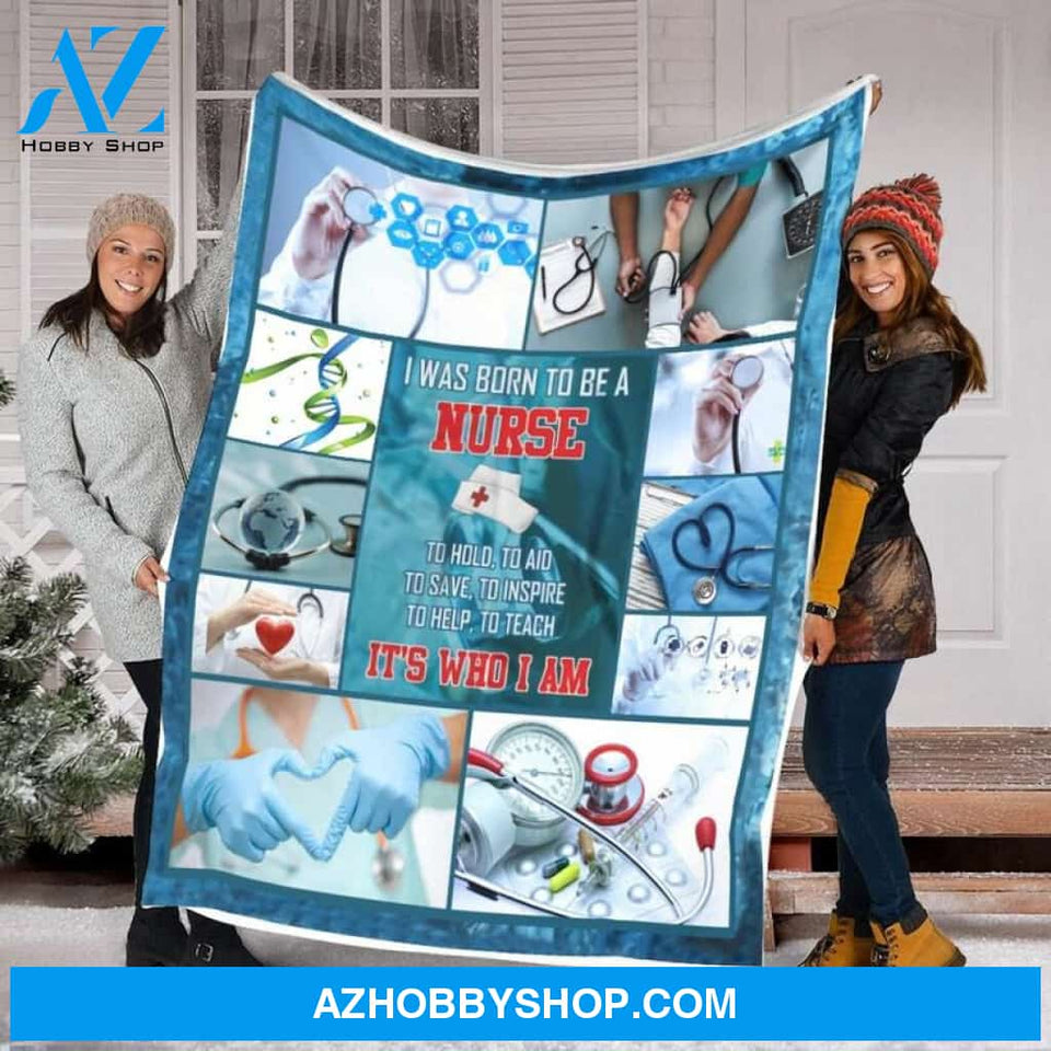 To Help To Teach It's Who I Am Fleece Blanket Home Decor Bedding Couch Sofa Soft And Comfy Cozy Gift For Nurse Birthday Gift Christmas Gift