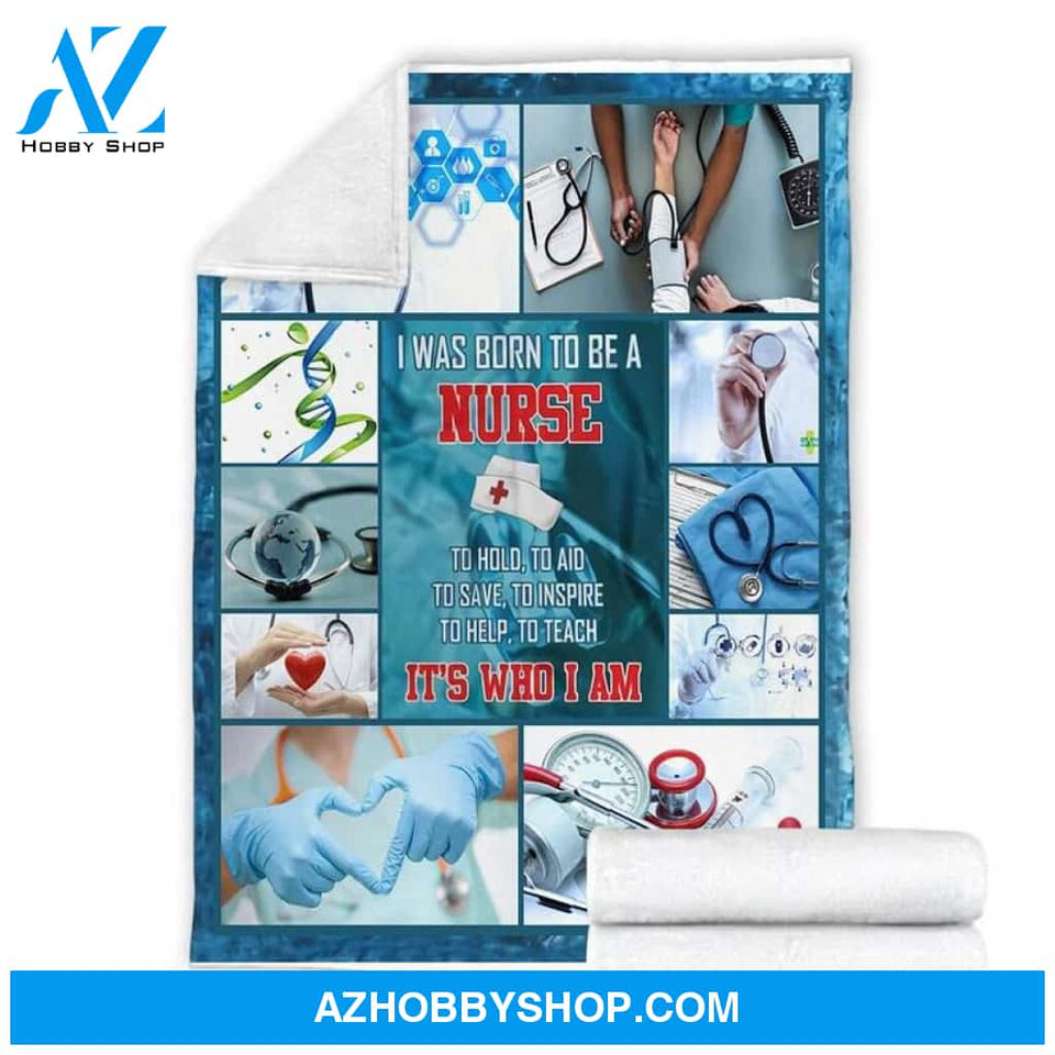 To Help To Teach It's Who I Am Fleece Blanket Home Decor Bedding Couch Sofa Soft And Comfy Cozy Gift For Nurse Birthday Gift Christmas Gift