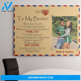 Personalized Canvas, To My Bestie We've Been Friends Canvas Wall Art, Best Friend Gifts