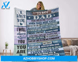 To my dad blanket, to my daddy blanket, dad and daughter gifts, fathers day blanket, fathers day gifts, dad gifts from daughter