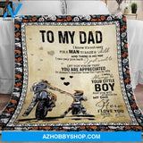 To My Dad Blanket Gift For Dad Gift For Father Blanket For Dad Blanket For Father From Daughter To Dad From Son To Dad , Fleece Blanket, Sherpa Blanket