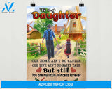 Personalized Canvas, To My Dad Farm Canvas And Poster,Canvas And Poster, Wall Decor Visual Art, Gift Father's Day