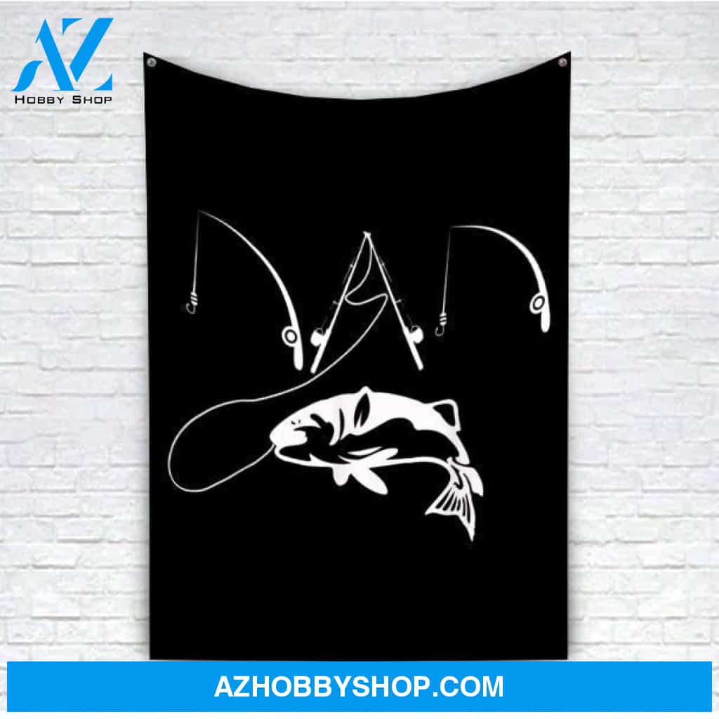 To My Dad Fishing Fleece Blanket Fisherman Daddy Great Customized Blanket Gift For Father' s Day Birthday Christmas Thanksgiving