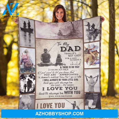 To My Dad Fleece Blanket Fleece Blanket Father Fleece Blanket, Fleece Blanket Biological Father, Fleece Blanket For Fathers Day Christmas Gift Ideas