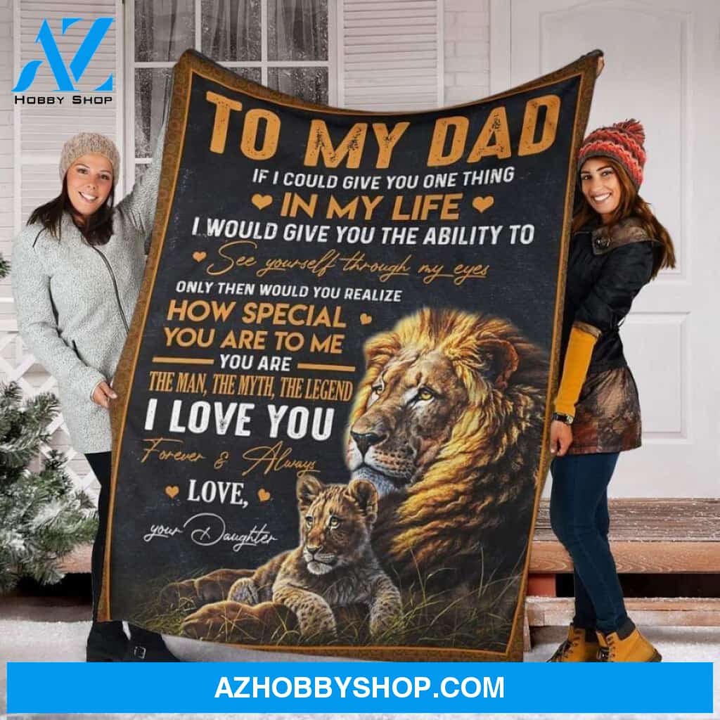 To My Dad Fleece Blanket Father Fleece Blanket, Fleece Blanket Biological Father, Father Fleece Blanket Christmas Gift Ideas