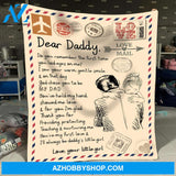 Personalized To My Dad Love Letter Fleece Blanket From Daughter God Chose You To Be My Dad Great Customized Blanket For Birthday Christmas Thanksgiving