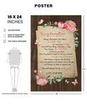 To My Daughter - Always Remember How Much I Love You Poster/canvas 18X12 Inches Poster-Canvass