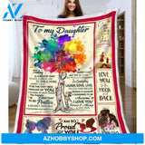 To My Daughter Blanket I Am So Proud Of You You Are My Sunshine Fleece Blanket Unique Gifts