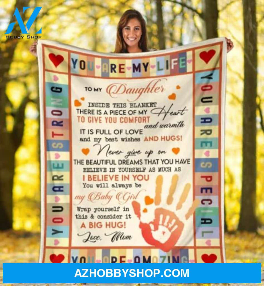 To My Daughter Cat Fleece Blanket - Gift For Christmas, Birthday - This Fleece Blanket Is Full Of Love For You Love Pets