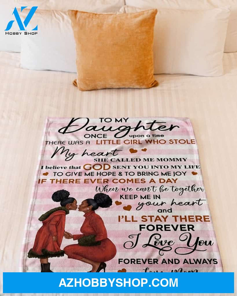 To My Daughter Fleece Blanket