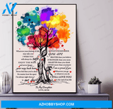 To My Daughter - From Mom - Hard Time Framed Canvas Gift MD002