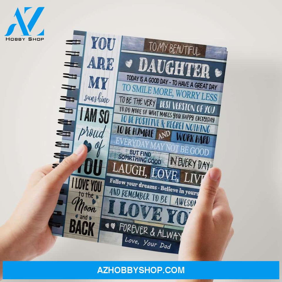 To My Daughter I Am So Proud Of You Canvas Gift For Daughter