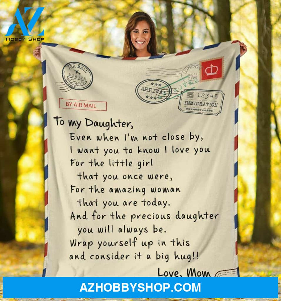 To My Daughter - Message Blanket 03 Fleece Blanket