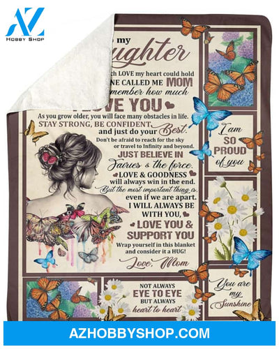 To My Daughter Special Gift For Daughter Blanket Gift For Daughter