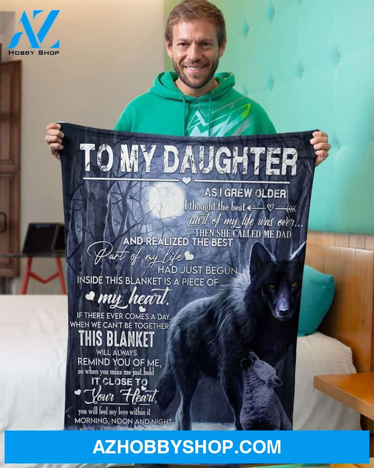 To My Daughter Special Gift For Daughter Blanket Unique Gifts