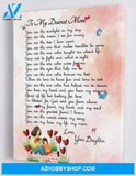 To My Dearest Mom - From Daughter - Mother's Day Framed Canvas DM002