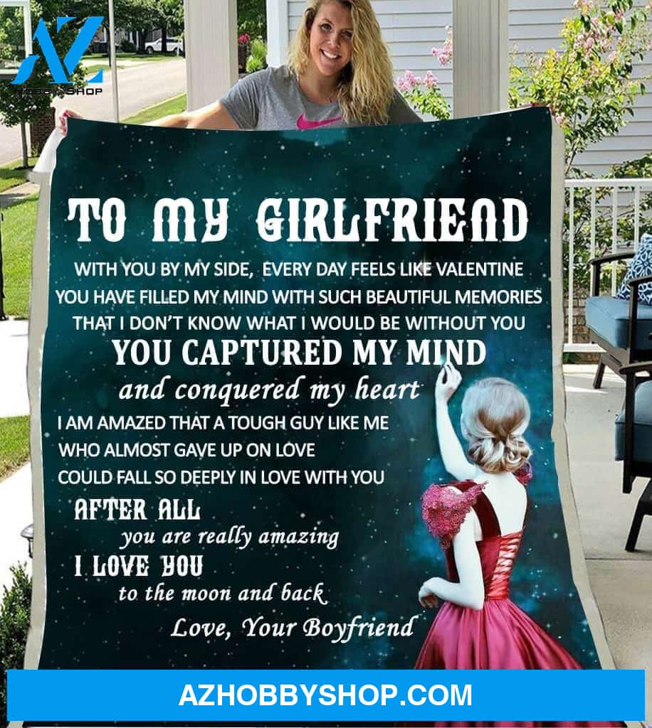To My Girlfriend Blanket You Capture My Mind Blanket Fiancee Best Friend Gifts Gift For Girlfriend