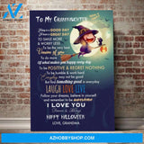 To My Granddaughter Canvas From Grandma Halloween Canvas Full Size Canvas Today Is A Good Day To Have A Great Day