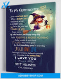 To My Granddaughter Canvas From Grandma Halloween Canvas Full Size Canvas Today Is A Good Day To Have A Great Day