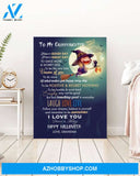 To My Granddaughter Canvas From Grandma Halloween Canvas Full Size Canvas Today Is A Good Day To Have A Great Day