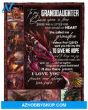 Personalized To My Granddaughter Dragon Fleece Blanket From Nana Once Upon A Time Great Customized Blanket For Birthday Christmas Thanksgiving