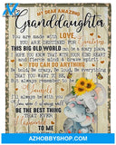 Personalized To My Granddaughter Elephant Fleece Blanket From Grandma You Can Do Anything Great Customized Blanket For Birthday Christmas Thanksgiving