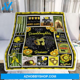 Personalized To My Granddaughter Fleece Blanket From Grandma Follow Your Dreams Believe In Yourself Great Customized Blanket For Birthday Christmas Thanksgiving