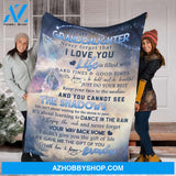 Personalized To My Granddaughter Fleece Blanket From Grandma Just Do Your Best Great Customized Blanket For Birthday Christmas Thanksgiving