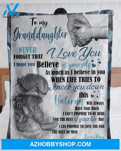 Personalized To My Granddaughter Fleece Blanket From Grandma Never Forget That I Love You Great Customized Blanket For Birthday Christmas Thanksgiving