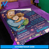 Personalized To My Granddaughter Fleece Blanket From Grandpa Everyday That You Are Not With Me I Think About You Great Customized Blanket For Birthday Christmas Thanksgiving