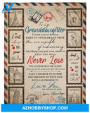 Personalized To My Granddaughter Fleece Blanket From Grandpa You Are Capable Of Achieving Anything Great Customized Blanket For Birthday Christmas Thanksgiving