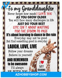 Personalized To My Granddaughter Giraffe Fleece Blanket From Grandma Never Forget How Much I Love You Great Customized Blanket For Birthday Christmas Thanksgiving