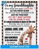 Personalized To My Granddaughter Giraffe Fleece Blanket From Grandma Never Forget How Much I Love You Great Customized Blanket For Birthday Christmas Thanksgiving