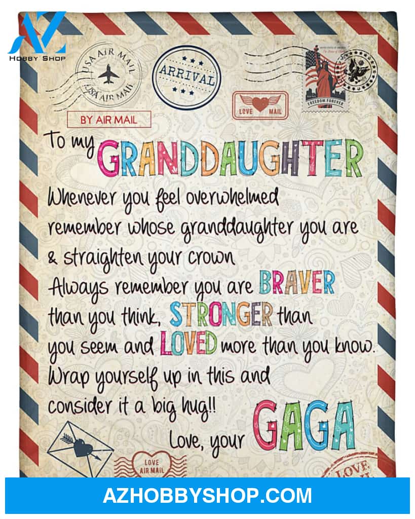 Personalized To My Granddaughter Love Letter Fleece Blanket Wrap Yourself Up In This And Consider It A Big Hug Great Customized Gift For Birthday Christmas Thanksgiving