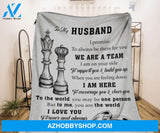 To My Husband Blanket,I Promise To Always Be There For You,Gift For Husband Family 