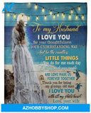 Personalized To My Husband Fleece Blanket From Wife Destiny Made Us A Couple Great Customized Gift For Birthday Christmas Thanksgiving Anniversary Father's Day