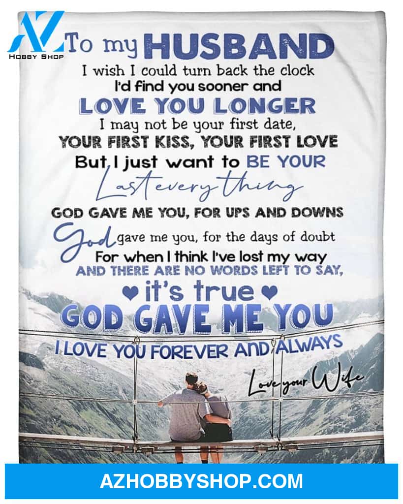 Personalized To My Husband Fleece Blanket From Wife I Wish I Could Turn Back The Clock Great Customized Blanket For Birthday Christmas Thanksgiving Anniversary