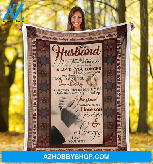 Personalized To My Husband Fleece Blanket From Wife If I Could Give You One Thing Great Customized Blanket For Birthday Christmas Thanksgiving Anniversary