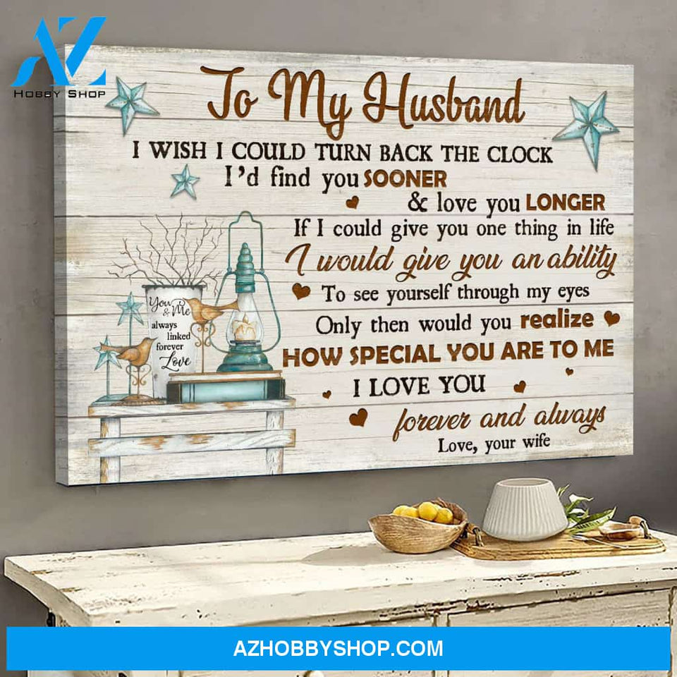 To my husband - How special you are to me - Couple Landscape Canvas Prints, Wall Art