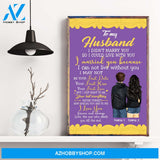 To My Husband I Didn't Marry You So I Could Live With You, Family Custom Poster/Canvas, Gift For Family, Couple