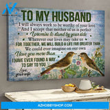 To my husband, I love you more than I have ever said - Sparrow painting Landscape Canvas Prints, Wall Art
