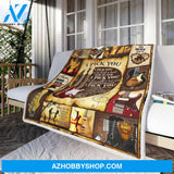 To My Love I Pick You Electric Guitar Fleece Blanket Gift For People Home Decor Bedding Couch Sofa Soft And Comfy Cozy
